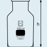 Бутыль DURAN Group 500 мл, NS45/40, широкогорлая, с пробкой, бесцветное стекло