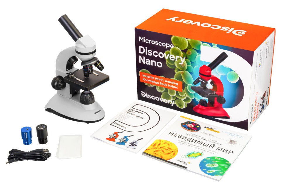 Микроскоп цифровой Discovery Nano Polar с книгой