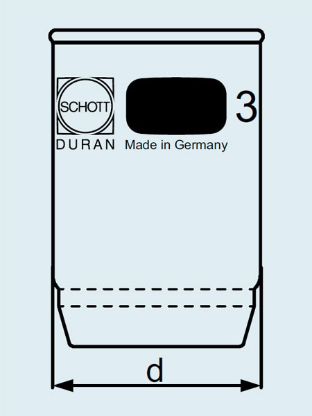 Тигли фильтрующие DURAN Group 15 мл, диаметр 28 мм, пористость 1, стекло