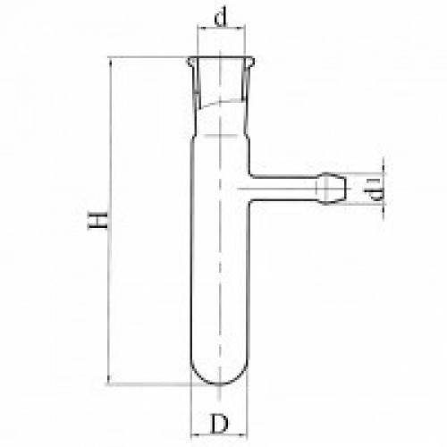 Пробирка с отводом ГФ 6.451.226-09