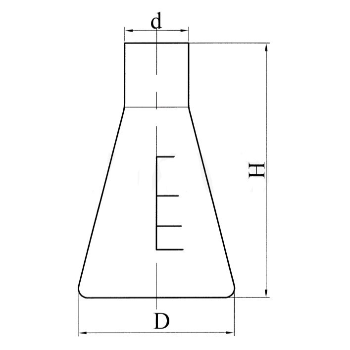 Колба КН-2-750-34 ТС со шкалой