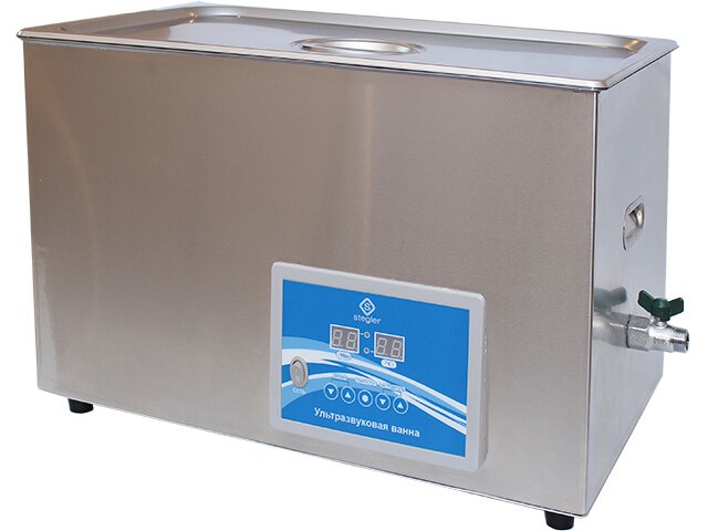 Ультразвуковая ванна (мойка) Stegler 22DT (22 л,20-80°C, 600W)