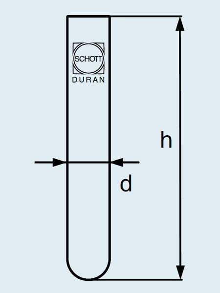 Пробирка DURAN Group 25 мл, 24x100 мм, для цетрифуг, стекло