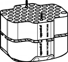 Адаптер 92×1,5-2 мл, макс. 4139g, для бакет-ротора S-4xUniversal-Large, 2 шт/уп, Eppendorf