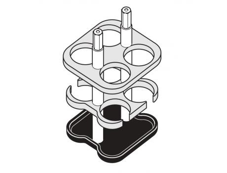 Адаптер 4х20 мл, d 22 мм, макс. 2750g, для бакет-ротора А-4-38 с прямоуг. бакетами, 2 шт/уп, Eppendorf