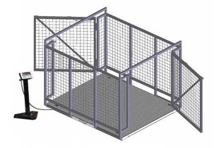 ВТП-П-4-1/0,6-Ж-1-1010 (ВТ-1А-IP65) - Весы для взвешивания животных