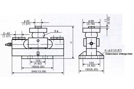 Zemic HM9B-C3-10t-16B - Тензодатчики