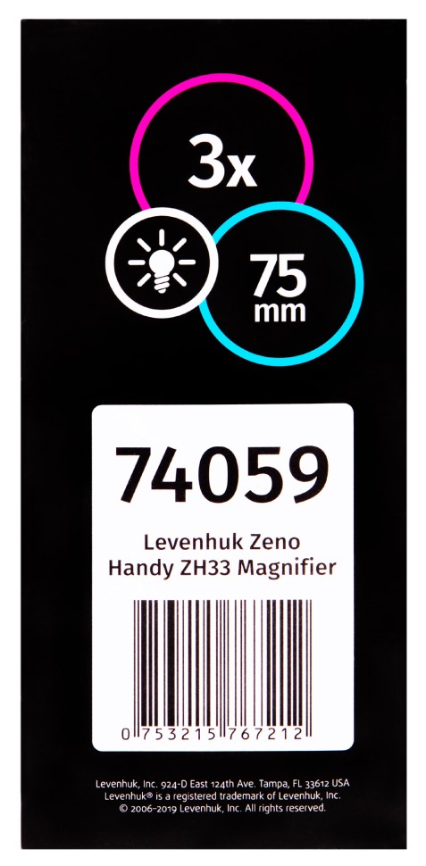 Лупа ручная Levenhuk Zeno Handy ZH33