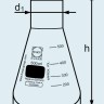 Колба Эрленмейера DURAN Group 500 мл, толстостенная, широкогорлая, с градуировкой, стекло