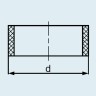Уплотнитель DURAN Group для фильтрующих тиглей, диаметр 33 мм, EPDM