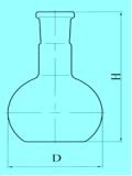Колба плоскодонная П-1-50-29/32