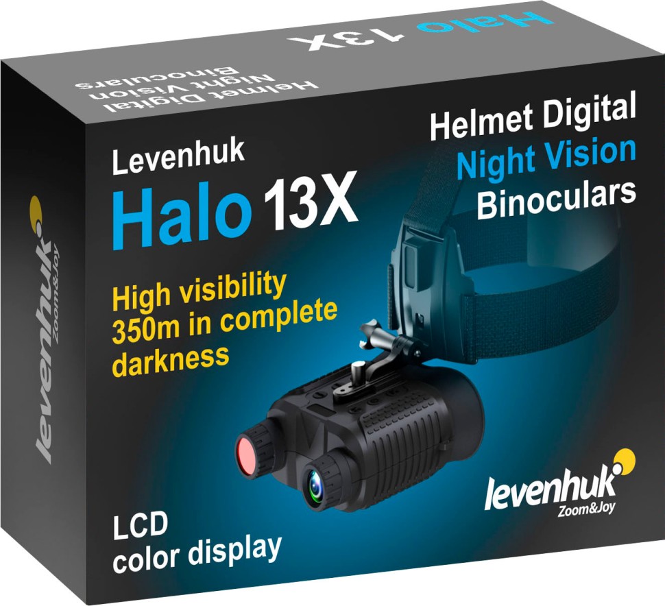 Бинокль цифровой ночного видения Levenhuk Halo 13X Helmet, с креплением на шлем