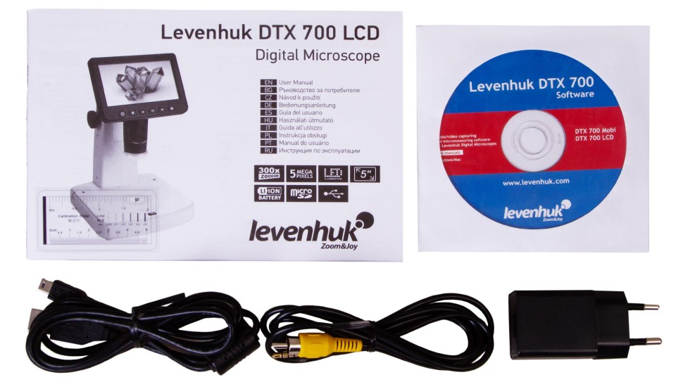 Микроскоп цифровой Levenhuk DTX 700 LCD