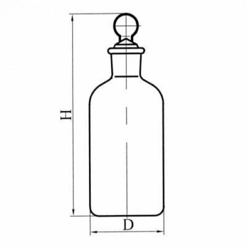 Склянка с пробкой ГФ 5.381.553