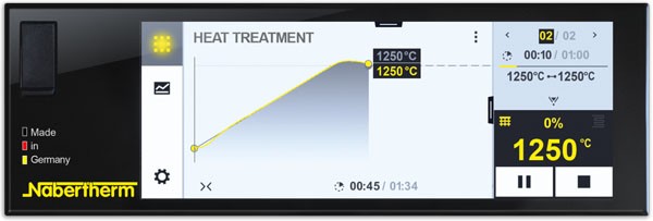 Трубчатая печь раскладная Nabertherm RSH 120/1000/11/P580, горизонтальная, 1100°C