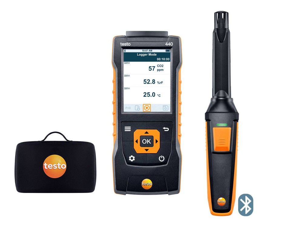 testo 440 Комплект CO2 c Bluetooth® - testo 440 Комплект CO2 c Bluetooth®