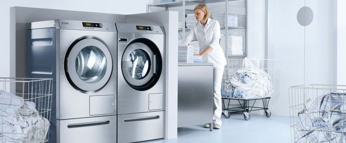 Стиральные и сушильные машины для больниц, Miele