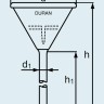 Воронка аналитическая DURAN Group диаметр 110 мм, длина 265 мм, стекло
