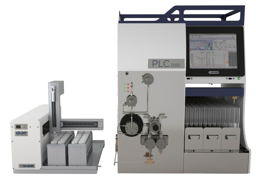 Система флэш-хроматографии и препаративной ВЭЖХ, PLC 2050 с автосамплером и коллектором фракций, Gilson