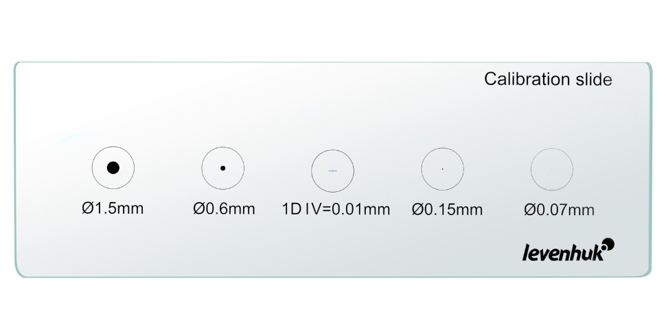 Слайд калибровочный Levenhuk MED X/Y