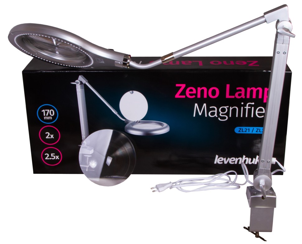 Лупа-лампа Levenhuk Zeno Lamp ZL27 LED