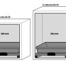 Тумбы для хранения негорючих опасных материалов, ширина 59 – 140 см, распашные дверцы, выдвижные полки SL-Classic-UB, Asecos