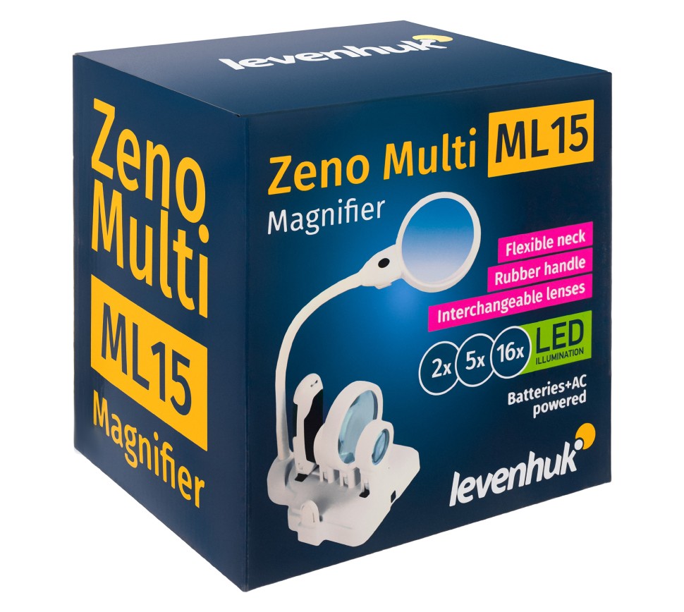 Мультилупа Levenhuk Zeno Multi ML15, белая