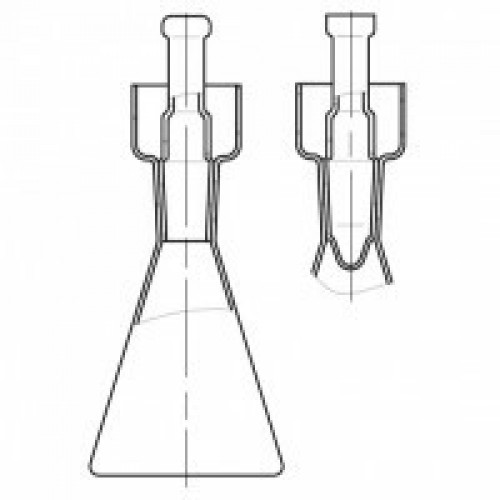 Склянка БПК с пробкой эскиз 2-758