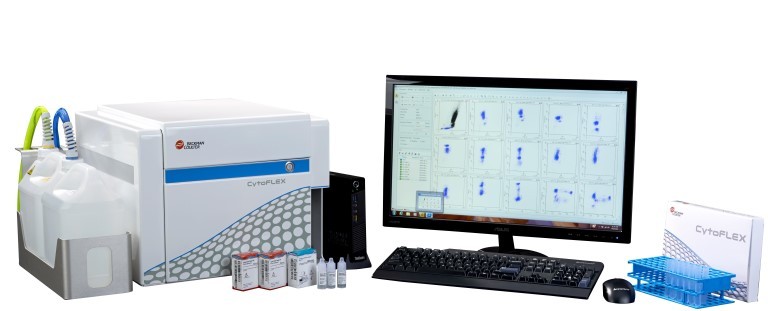 Проточный цитофлуориметр, до 6 лазеров, до 21 флуоресцентного параметра, CytoFLEX, Beckman Coulter
