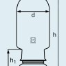 Бюкс DURAN Group 100 мл, для взвешивания, круглодонный, с крышкой, стекло