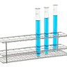 Штатив для пробирок Bochem, размеры 278x52x90 мм, на 24 пробирки, нержавеющая сталь