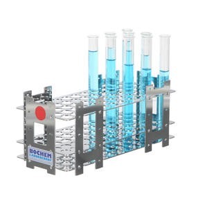 Штатив для пробирок, d 13 мм, 60 мест, нержавеющая сталь, с цветовой маркировкой, 1 шт., Bochem