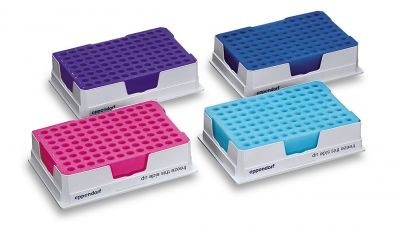 Охладитель PCR-Cooler 96х0,2 мл, розовый и голубой, набор из 2 шт., Eppendorf