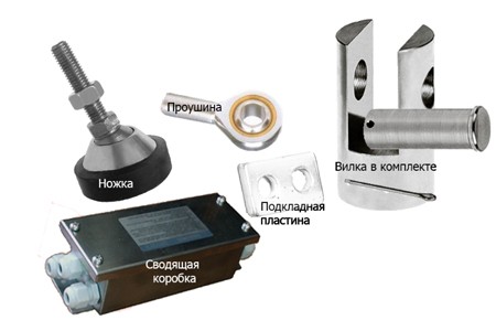 Sierra весовой комплект (4 датчика по 0,5 т) - Тензодатчики