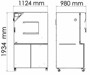 Камера испытательная «тепло-холод-влажность», -70...+180 °С, MKFT240, 228 л, Binder