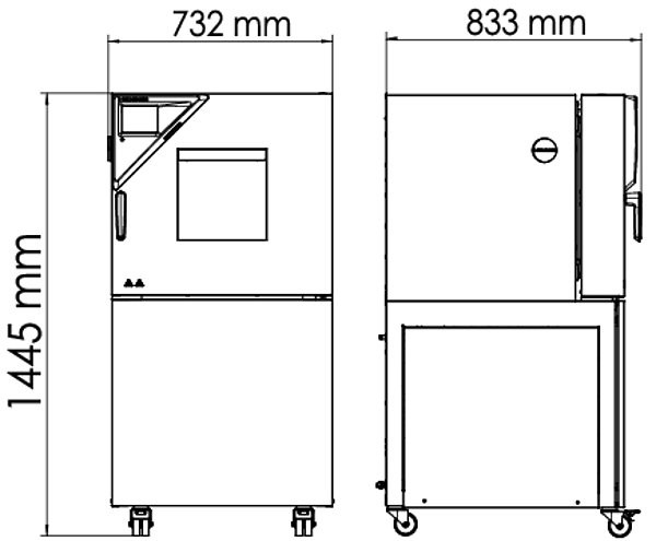 Климатическая камера Binder MK 56 с переменными климатическими условиями, объём 60 литрорв