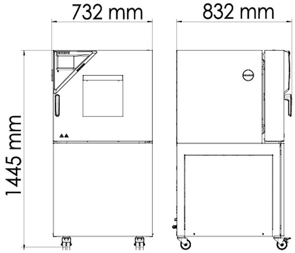 Климатическая камера Binder MKF 56 с переменными климатическими условиями, объём 60 литрорв