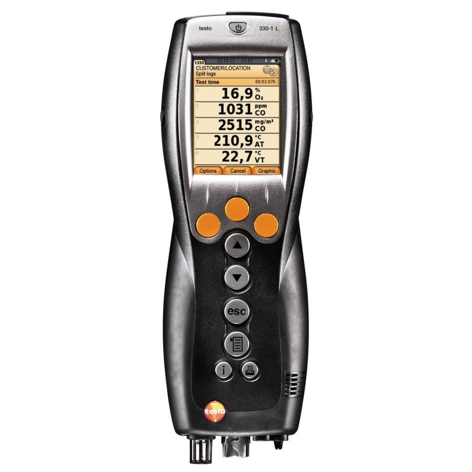 Базовый комплект testo 330-1 LL - с Bluetooth