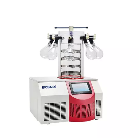 Лиофильная сушилка, до - 60 °С, 6,9 л, 3 л/сутки, настольная, камера с 8 клапанами, полками и системой укупорки, BK-FD10PT, Biobase, Китай (аналог FreeZone, арт. 700611030, Labconco)