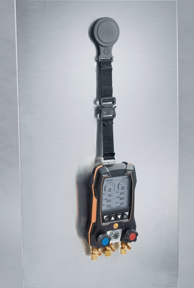 testo 550s Комплект 2 - Умный цифровой манометрический коллектор и беспроводные зонды-зажимы температуры