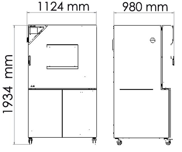 Климатическая камера Binder MKFT 240 с переменными климатическими условиями, объём 228 литрорв