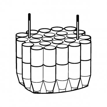 Адаптер 24×15 мл/24×5 мл Eppendorf, макс. 4402g, для бакет-ротора S-4xUniversal-Large, 2 шт/уп, Eppendorf