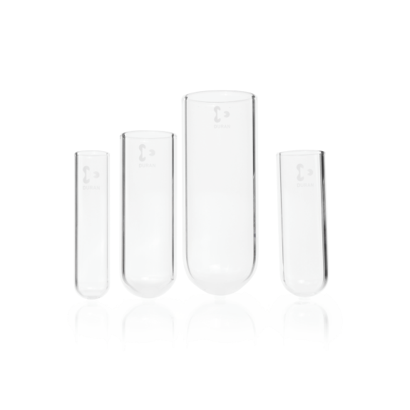 Пробирки 6 мл, 12х100 мм, стекло, круглодонные, без крышки, 50 шт/упак., DWK Life Sciences (Duran, Wheaton, Kimble)