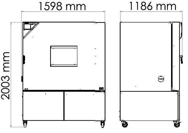 Климатическая камера Binder MKT 720 с переменными климатическими условиями, объём 734 литрорв