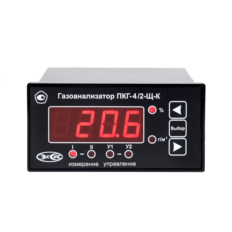 Газоанализатор кислорода ПКГ-4 /2-Щ-К-1Р-1A-USB (220В)