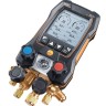 testo 557s Комплект 2 с заправочными шлангами - Умный цифровой манометрический коллектор, смарт-зонды вакуума и температуры и набор из четырёх заправочных шлангов