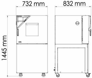 Камера испытательная «тепло-холод-влажность», -40...+180 °С, MKF56, 60 л, Binder