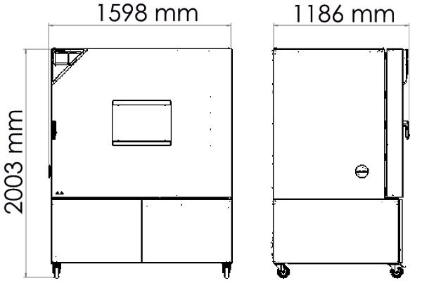 Камера испытательная «тепло-холод-влажность», -70...+180 °С, MKFT720, 734 л, Binder