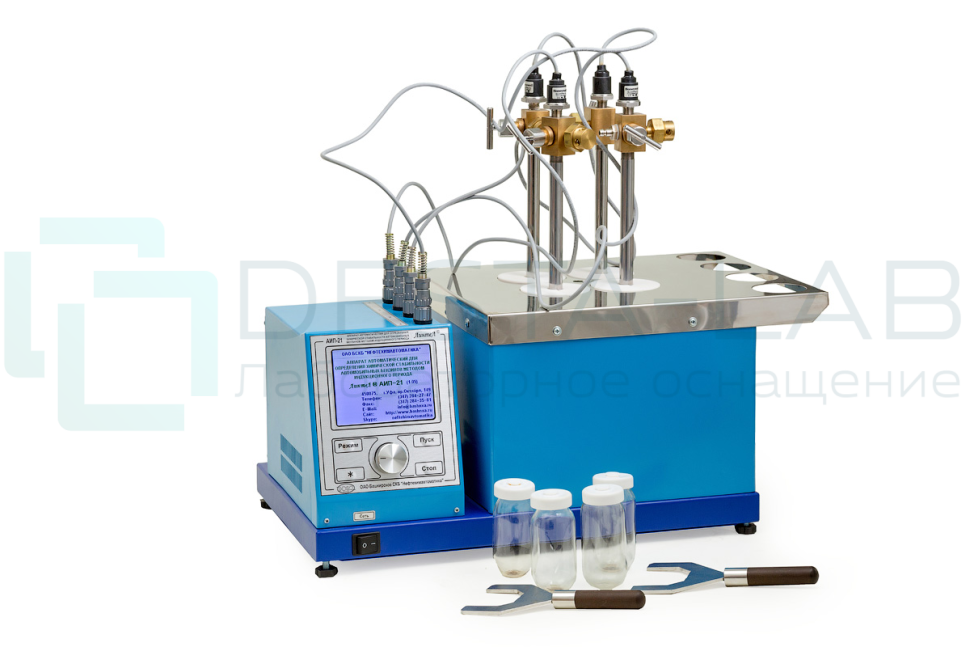 Аппарат автоматический ЛинтеЛ АИП-21 (комплектация К) для определения химической стабильности автомобильных бензинов методом индукционного периода