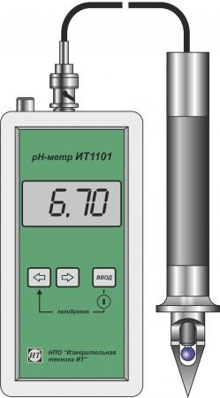 Портативный рН метр ИТ-1101 (с ножом для мяса)